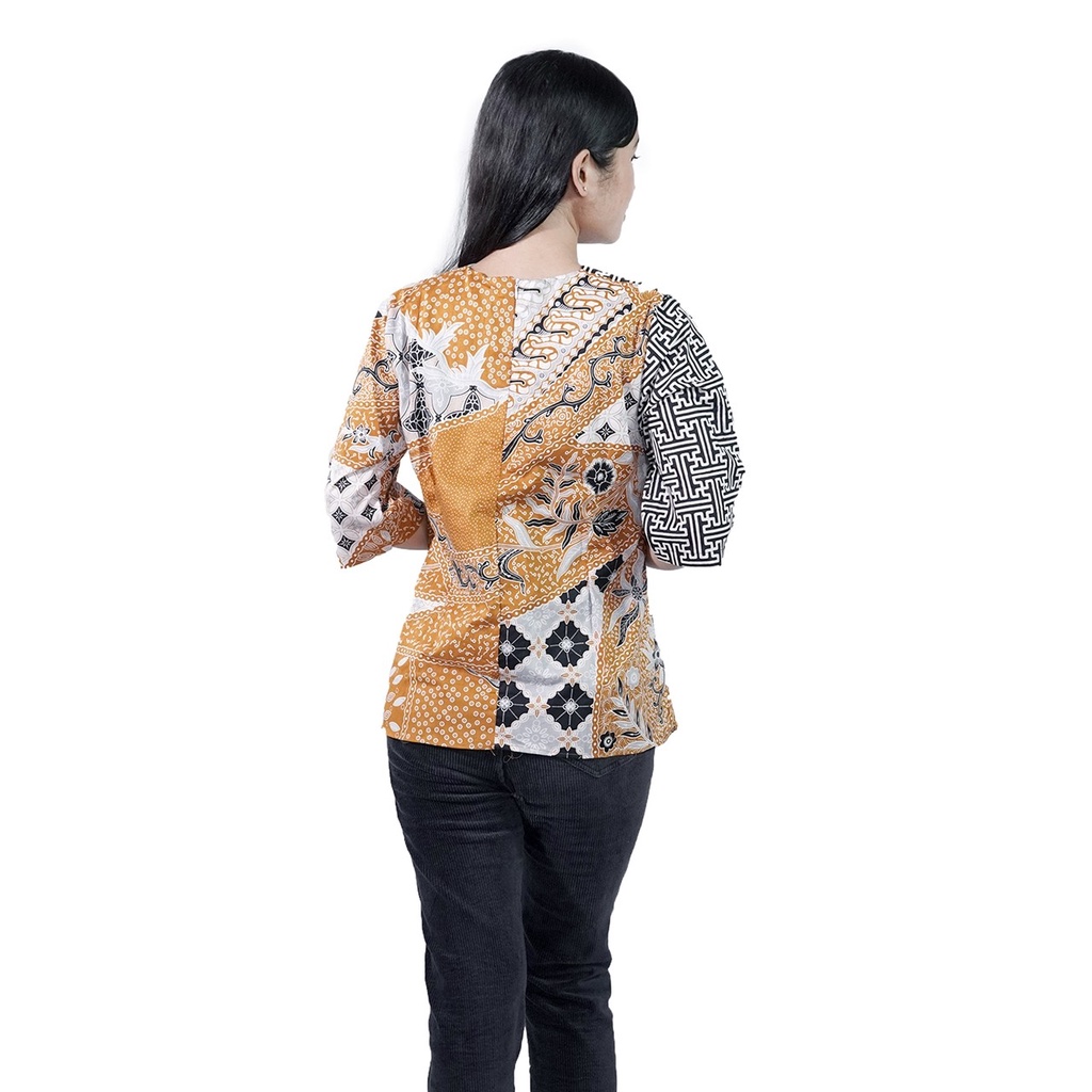 Blouse Batik Atasan Batik Wanita Bahan Katun By Batik Dua Putri Collection