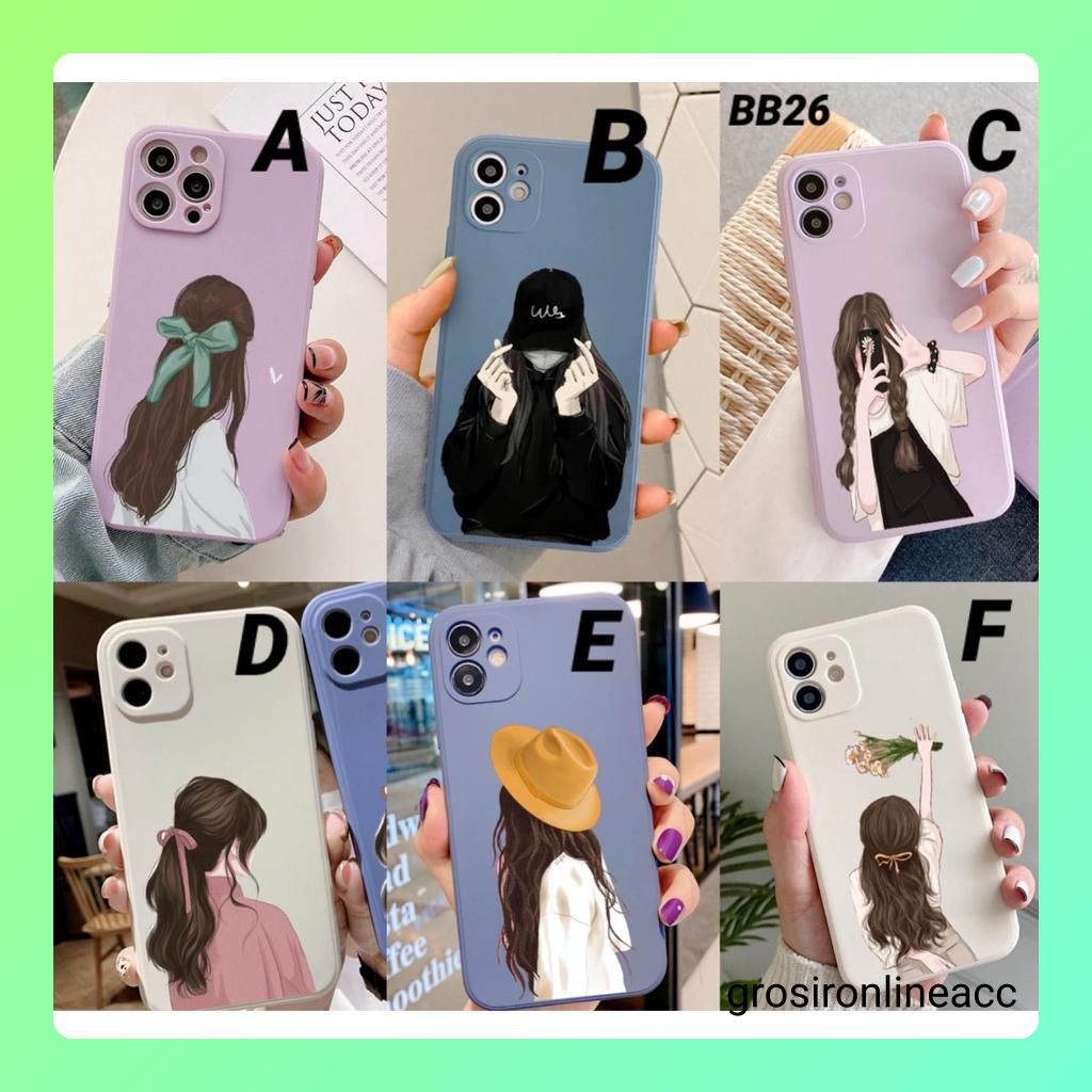 Casing Soft Kamera BB26 for Iphone 6 6s 6g 6+ 6s+ 7 8 7+ 8+ X Xs 11 12 13 14 14+ Plus Pro Max