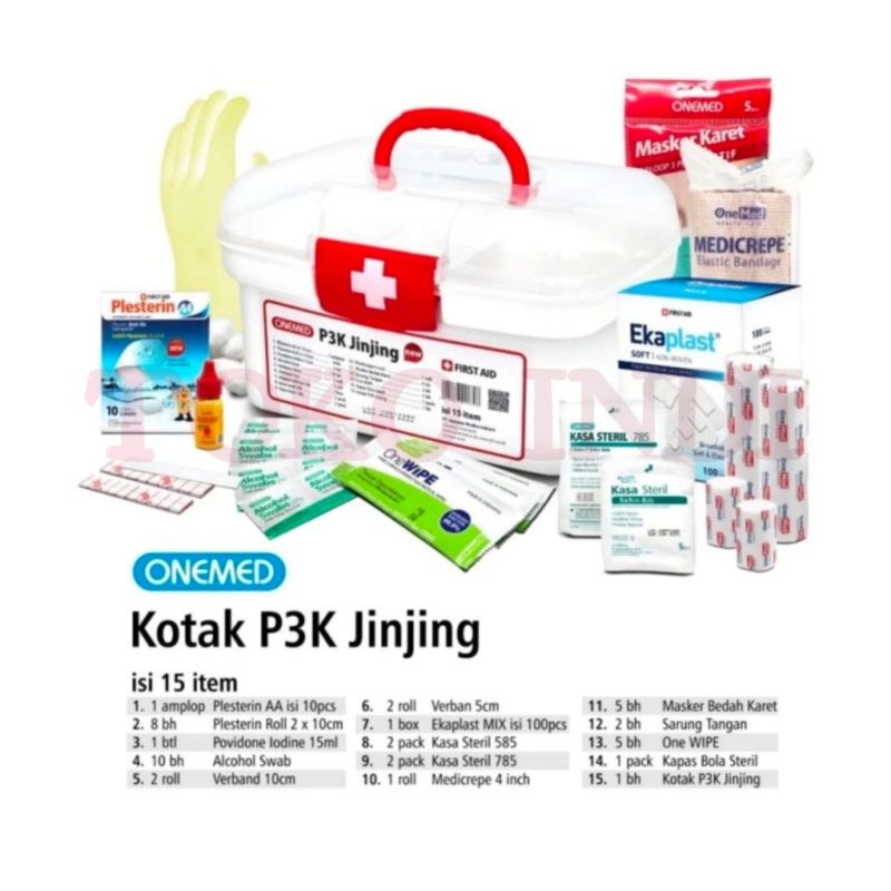 Kotak P3K Onemed+isi 15 item/Kotak P3K Onemed