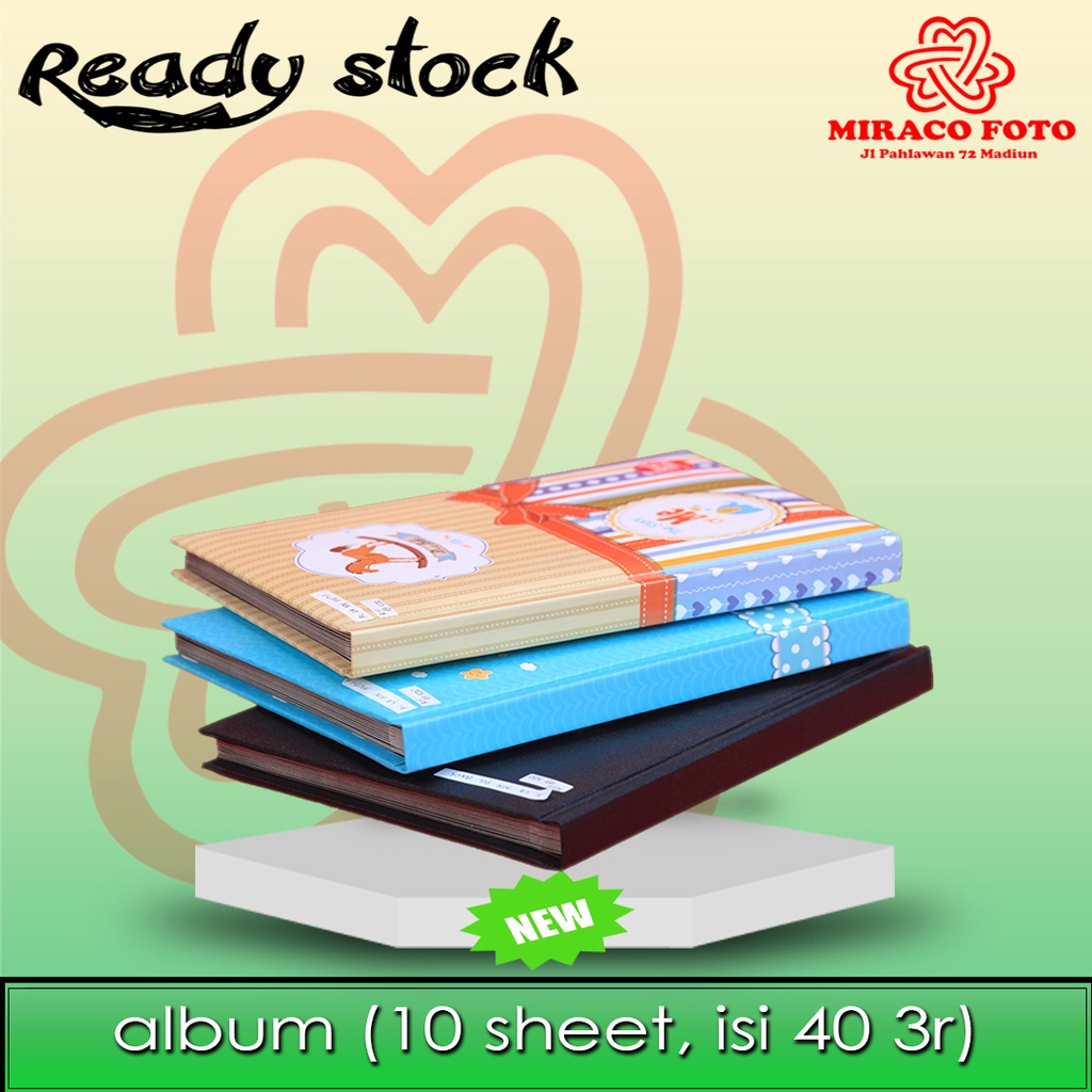 Album foto magnetic 10 sheet isi 40 3r