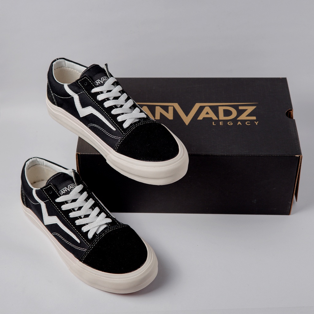 HANVADZ Krakatau Black White | Sepatu Unisex