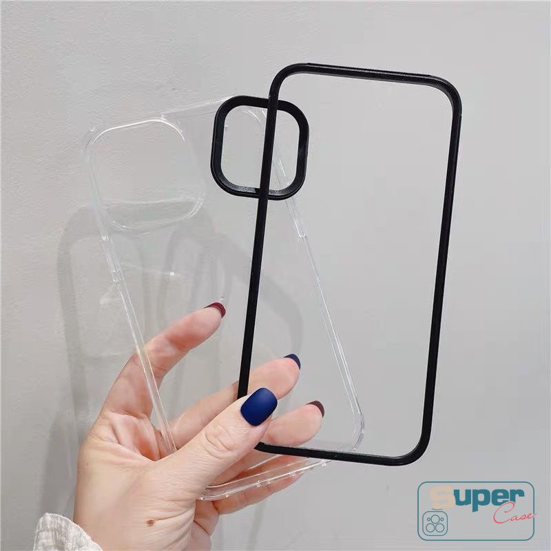 Anti Jatuh 3in1 Clear Soft Case Redmi 9T 9 10 A1 10C 9A 9C 10A POCO X3 Pro NFC M3 Redmi Note10 10s 11 Pro 11s 9 8 10pro Mewah Simple Bumper Tahan Guncangan Soft Cover Militer-Grade