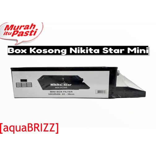 TOP BOX FILTER ATAS KOSONG NIKITA STAR SIZE S MINI | AQUARIUM AKUARIUM