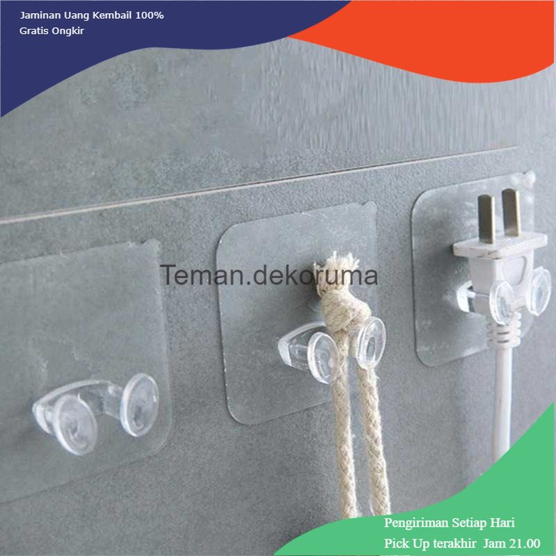 TD - PR2 KHGDNOR Gantungan Dinding Kapstok Hanger Dapur Kamar Mandi 5PCS - MT5