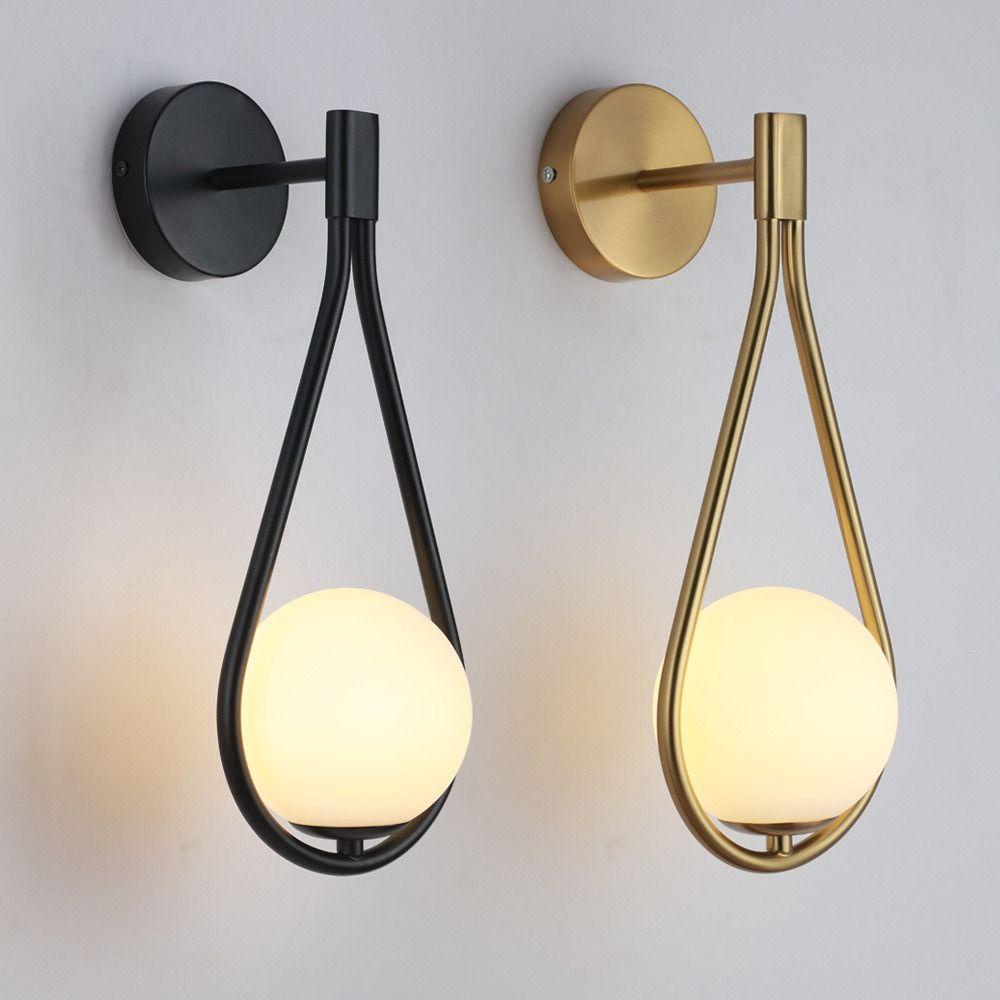 [Elegan] Lampu Gantung Hitam Metal Bar Kreatif Nordic Dekorasi Rumah Samping Tempat Tidur Pendant Room Light