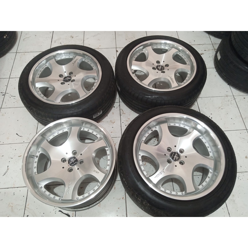VELG MOBIL SECOND KRANZE RING 18 LEBAR 8/9 PCD 4X100 + BAN PHI 225 50 R18