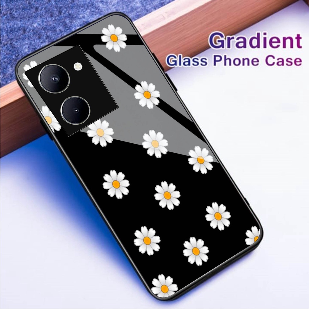 (Q05) Softcase Realme C33 - Softcase Kaca Realme C33 - Case Aesthetic Realme C33 - Case keren Realme