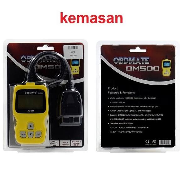 Obdmate Scanner Mobil Om500 Obd2 Jobd Obd Mate Injeksi Autophix