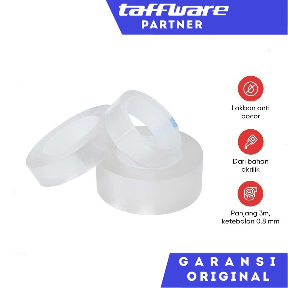 

Lakban Waterproof Dapur Kitchen Sink Seal Tape 0.8x30mm 3 Meter YK-468 TaffPACK