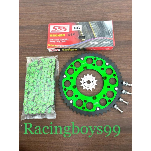 Gear set 520 ROZ Klx 150 D Tracker 150 Klx 140 Gear Paket 520 Roz Klx 150 D tracker 150 Set Rantai S