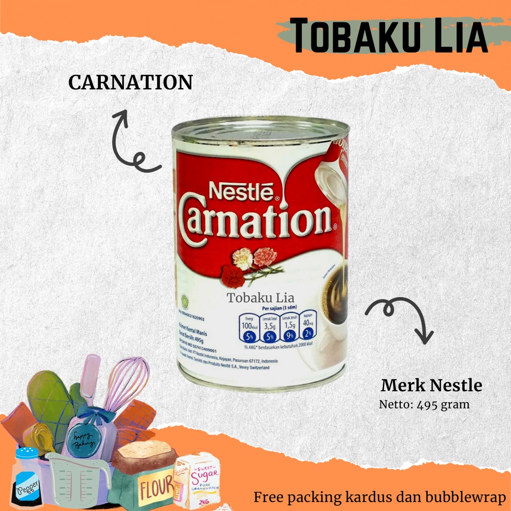 

CARNATION NESTLE SUSU KRIMER KENTAL MANIS BERAT 495 GRAM