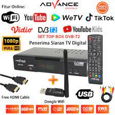 SET TOP BOX LUBY/WELHOME/SANEX/ADVANCE /MATRIX PENERIMA SIARAN TV DIGITAL TERMURAH TERLARIS!! FREE KABEL RCA + REMOTE + BATERAI