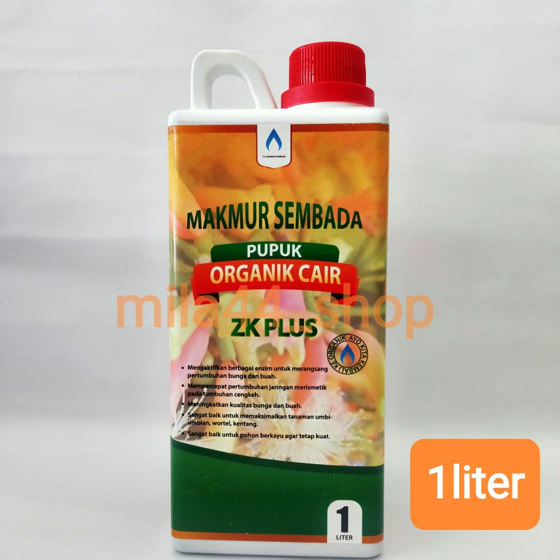 pupuk organik cair zk plus makmur sembada 1liter pupuk masa pembuahan