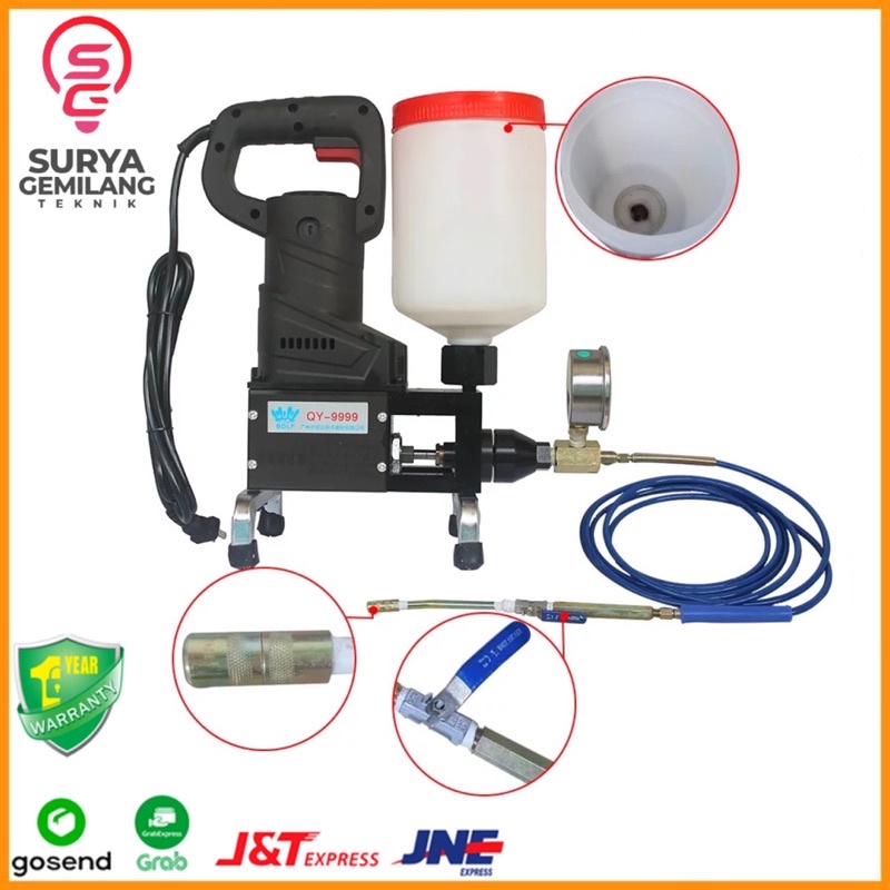 MESIN INJEKSI PU, EPOXY ALAT INJEKSI BETON GROUTING MACHINE EPOXY NEW