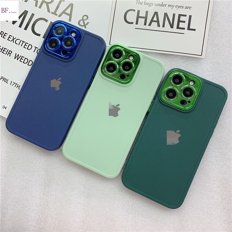 Soft Case Pelindung Lensa Bahan Silikon Untuk Iphone 14 13 12 11 X XR XSMAX