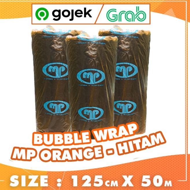 

BUBBLE WRAP ROLL 50 METER HITAM ORANGE BUBLE WRAP MULIAPACK - MP ORG - Putih