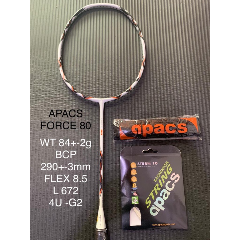 Jual RAKET APACS FORCE 80 / RAKET BADMINTON / APACS ORIGINAL Shopee
