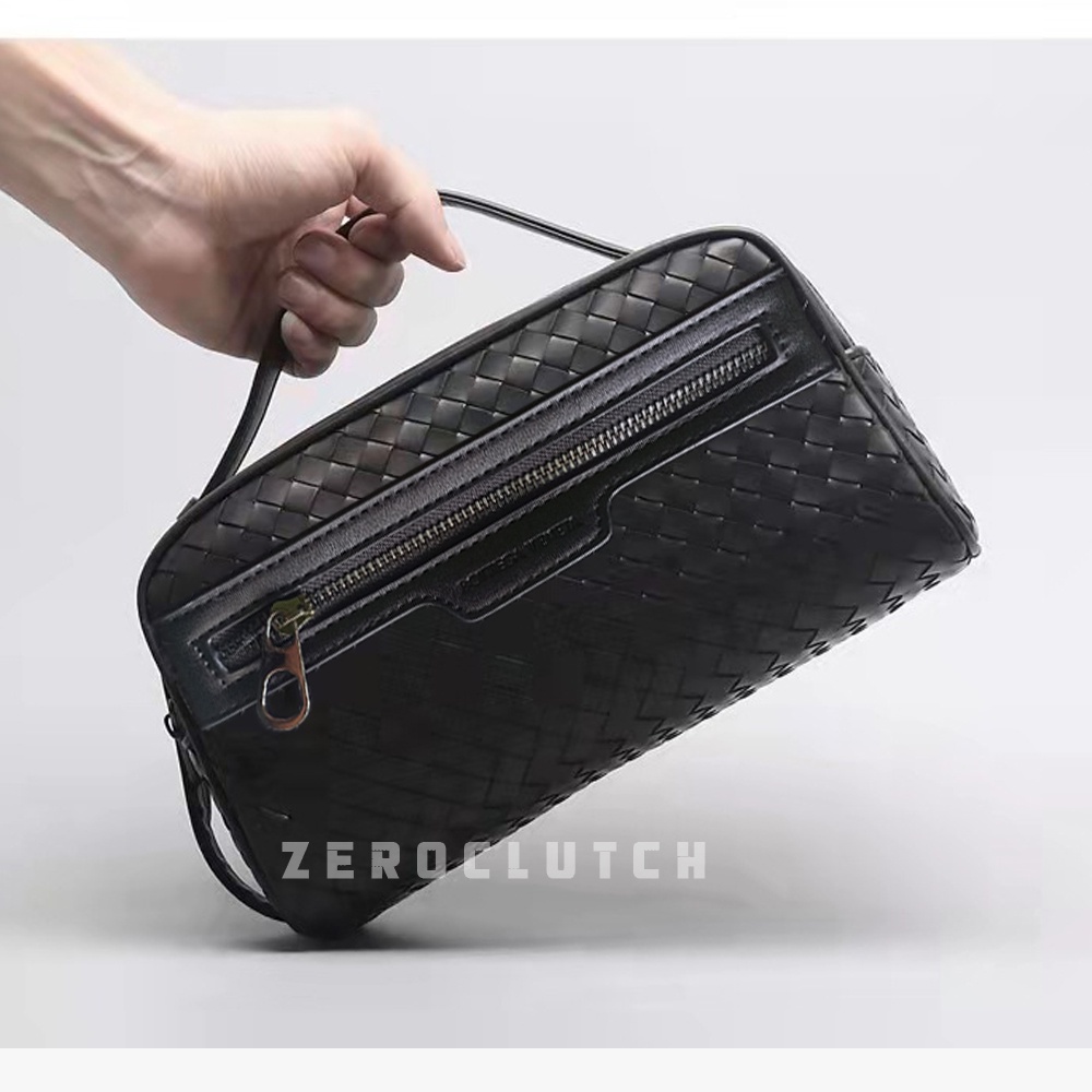 Clutch Kulit Pria Wanita Tas Tangan Handbag Pria Dompet Pouch Business Pouch Botega Original