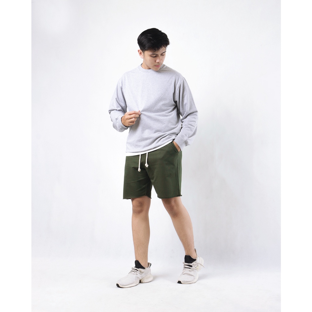 Jeppworks Celana Pendek Terry Army Green