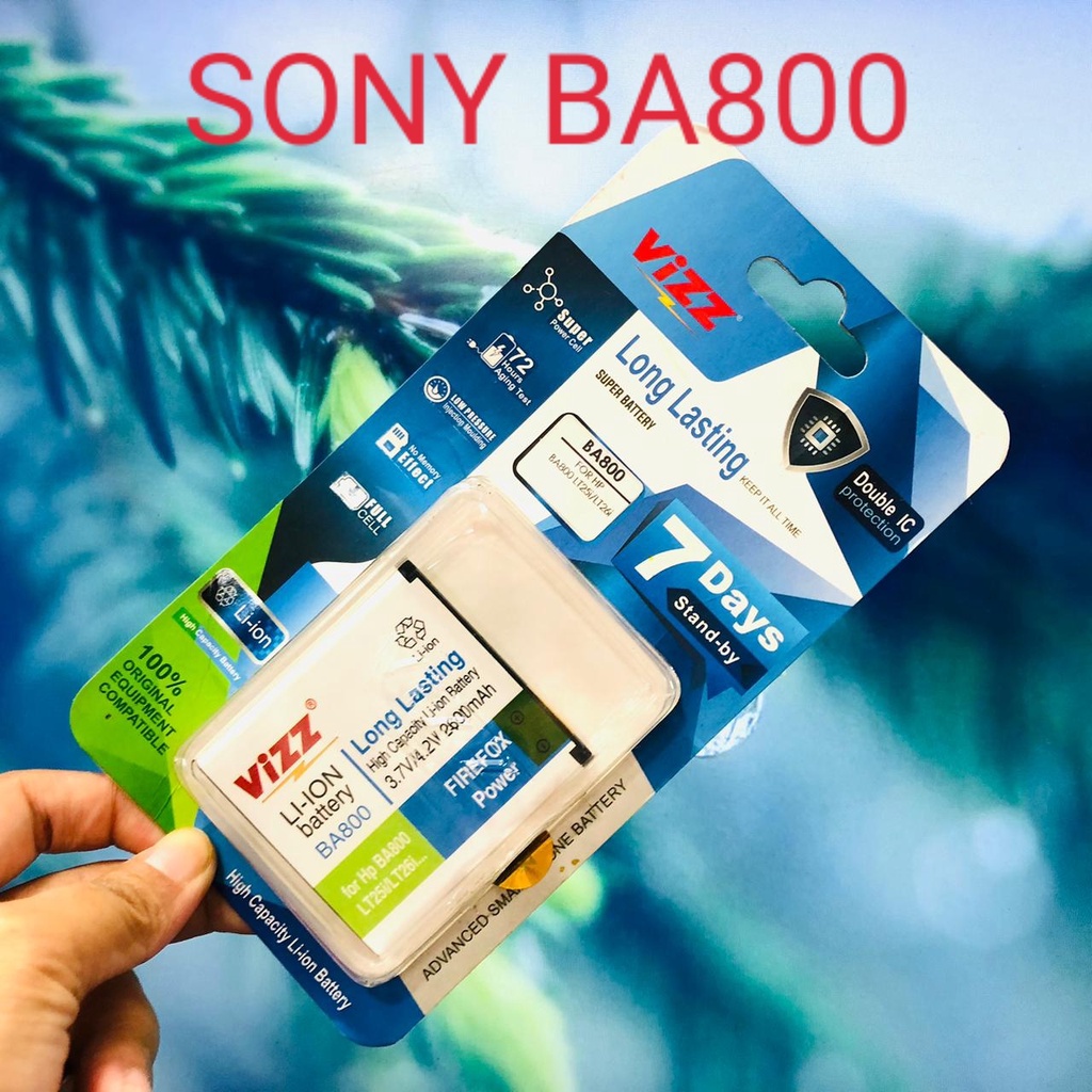 PROMO NEW BATERAI VIZZ SONY BST 36/ SONY BST 37/ SONY BST 39/ SONY BST 41/ SONY BST 43/ SONY EP500/ SONY BA600/ SONY BA700/ SONY BA750/ SONY BA800