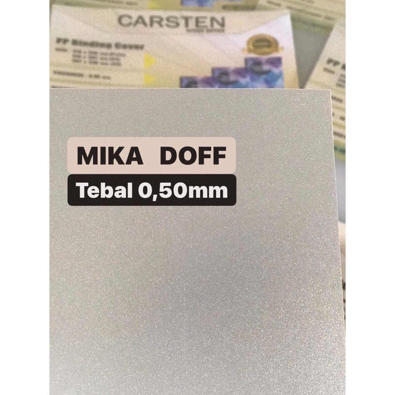 

RB Cover Jilid Mika Doff PP Pasir 0,50 isi 20pc Bantex Daiichi