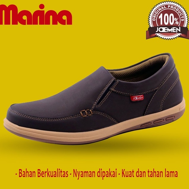 Sepatu Kantor Pria Kulit / Sepatu Casual Pria Kulit / Sepatu Brand Joemen Bahan Kulit PU Fashion Pri