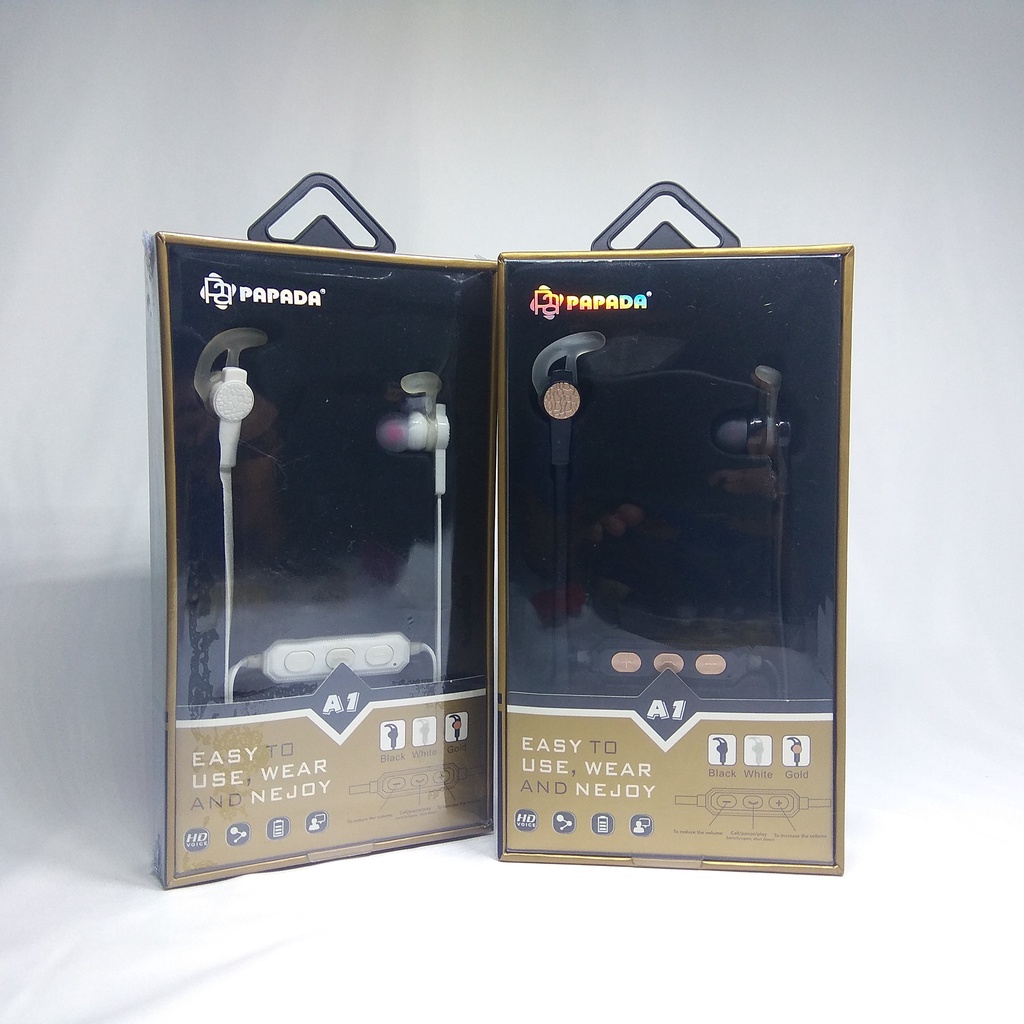 [ A1 ] Handsfree Bluetooth Murah Headset Bluetooth Papada A1 Headphone Bluetooth PAPADA A1