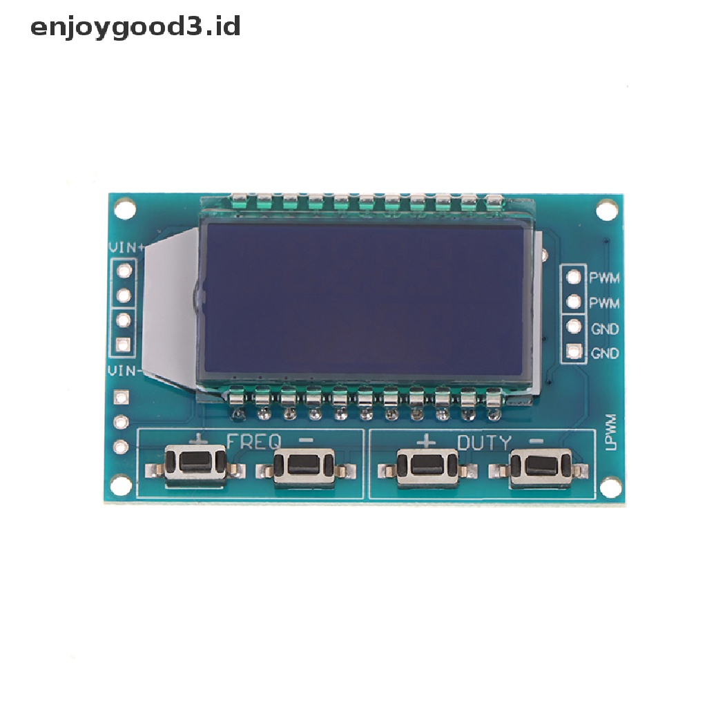 Modul generator Sinyal Frekuensi pulse PWM lcd 3.3V-30V Dapat Disesuaikan