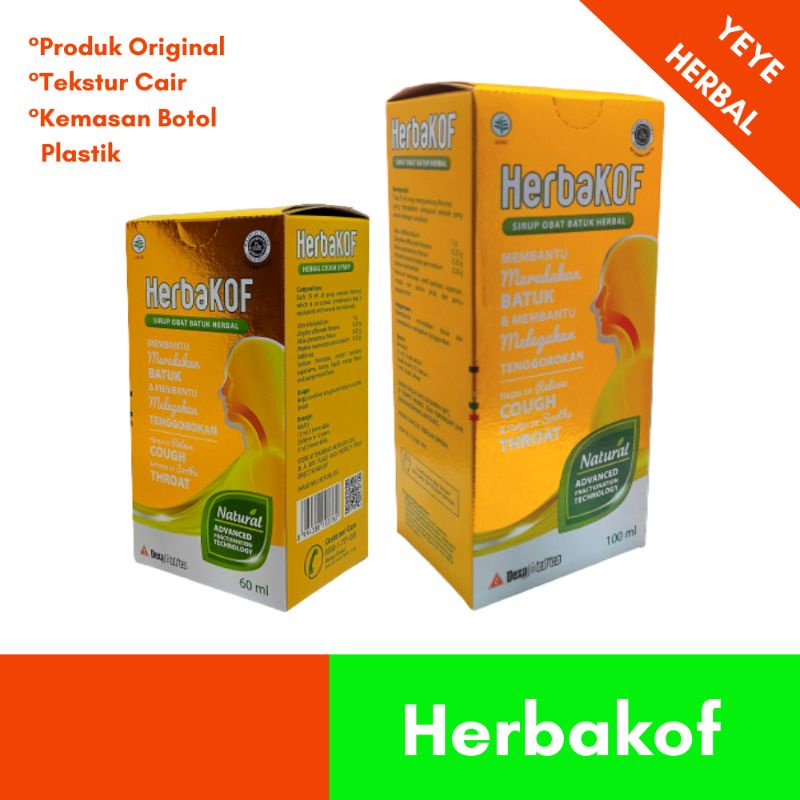 Herbakof Sirup Obat Batuk Herbal