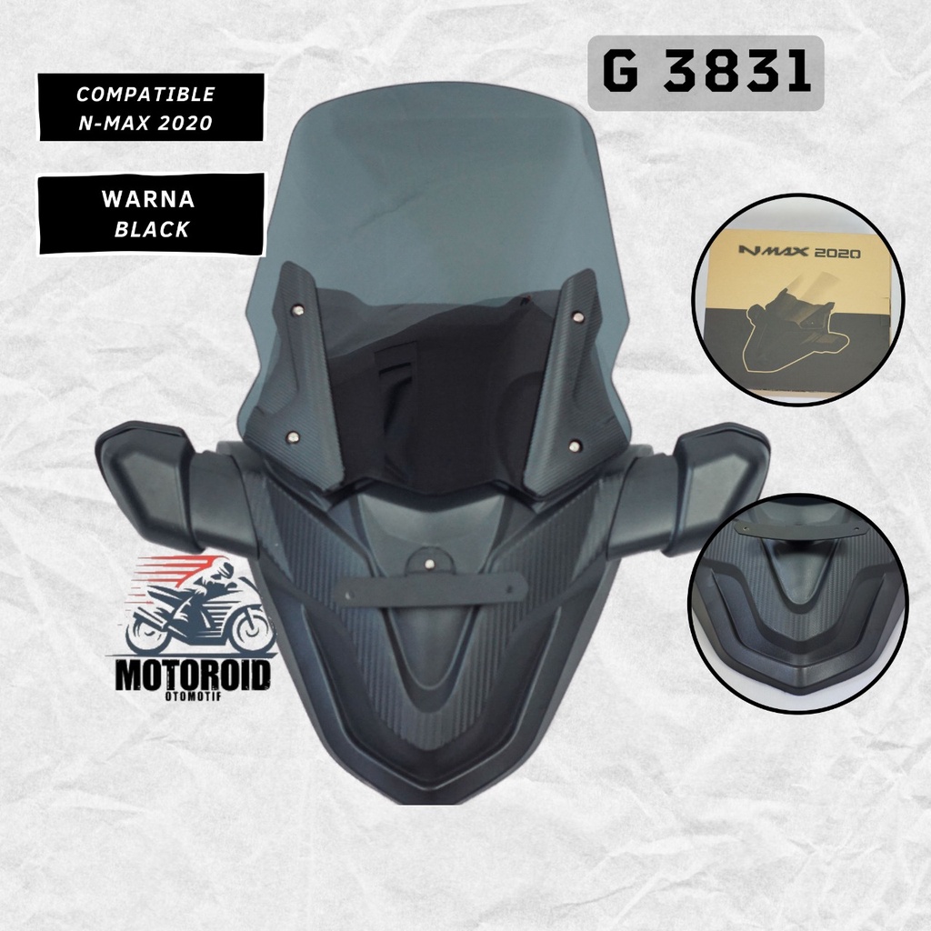 Winshield visor Nm Spion Batok Karbon Depan Transformer Pnp Nmax New 2020