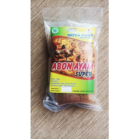 

Abon Ayam Super Ori (Nova food)