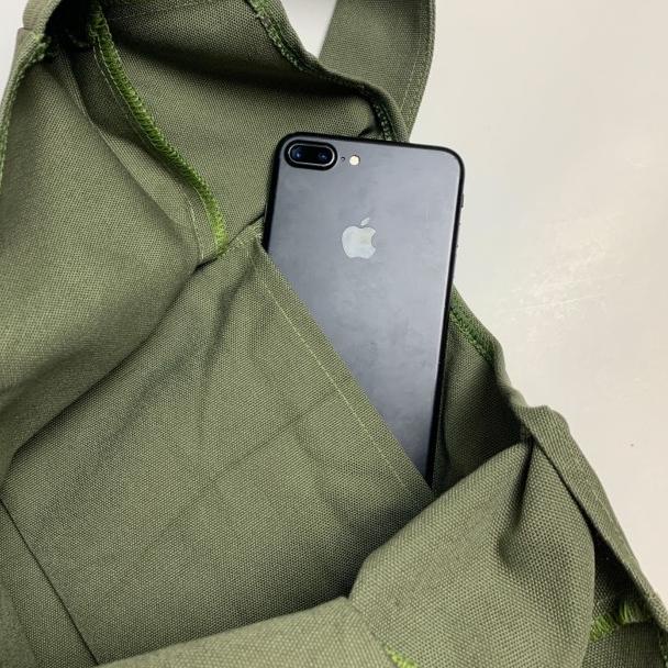 Tsuno Bag / Tas Kanvas - Canvas Sling Bag / Shoulder Bag - Carhatt Brown, Small