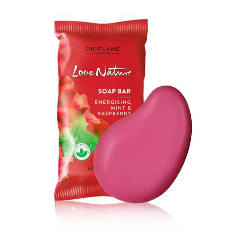 Love Nature Soap Bar Energising Mint &amp; Raspberry//Love Nature Soap Bar Caring Olive Oil &amp; Aloe Vera