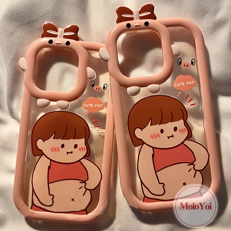 Soft Case Motif Kartun Monster 3D Untuk iPhone 11 12 13 14 Pro MAX 7Plus 8Plus XR 6 6S 14 Plus X XS MAX SE 2020