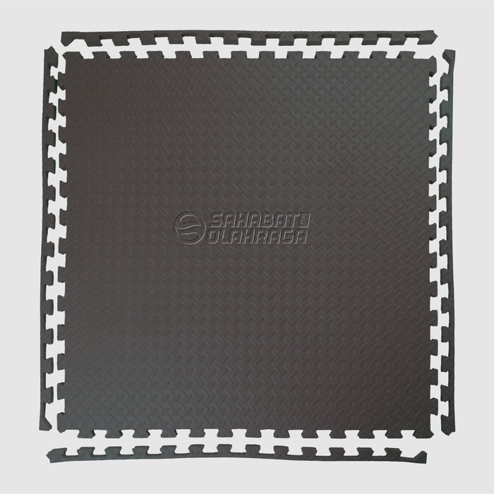 Matras Beladiri Puzzle 1 cm(karate,silat,taekwondo) - Hitam