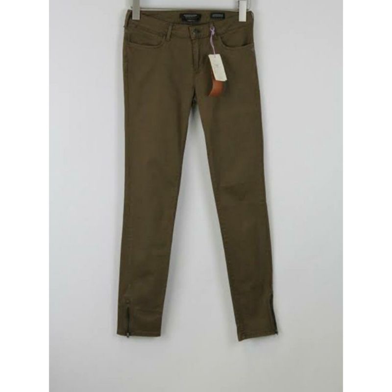 Scotch & Soda Maison Pants Mid Rise Celana panjang Skinny wanita Women