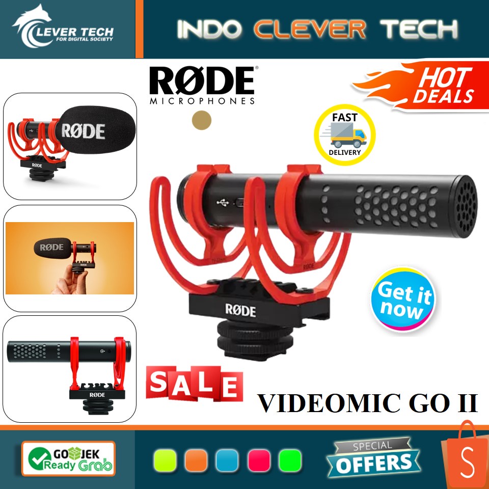 RODE VideoMic GO II LightWeight Directional Microphone