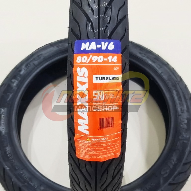 Ban Maxxis MA-V6 80/90 - 14 Tubeless Vario Beat Scoopy Mio