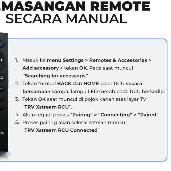 REMOTE TV BOX Transvision for Xstream 2nd Gen