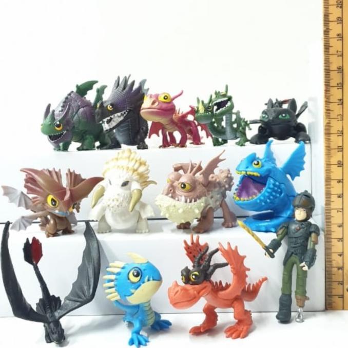 how to train your dragon figure set 10 pcs