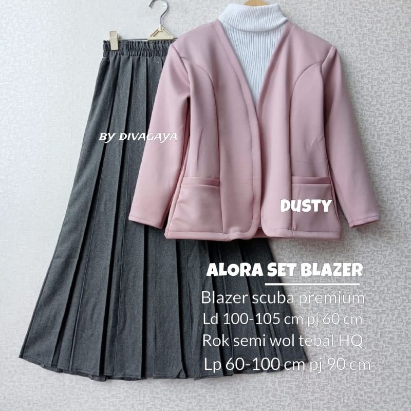 BLAZER SETELAN ROK