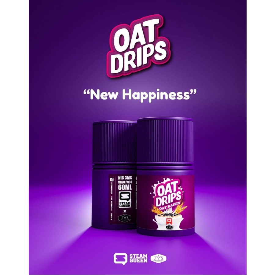 LIQUID OAT DRIP V7 OAT RAISIN OAT DRIP RAISIN 60ML AUTHENTIC