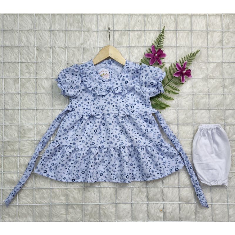 baju bayi perempuan Dress crinckle