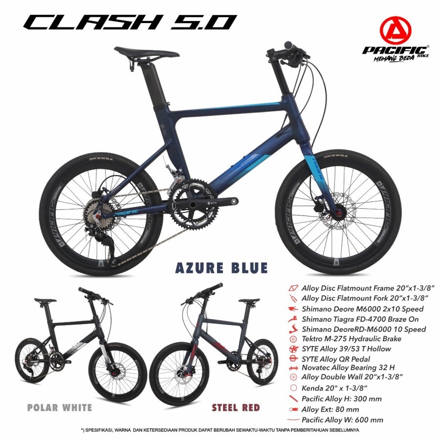 PROMO SEPEDA PACIFIC MINIVELO CLASH 5.0 20 INCH