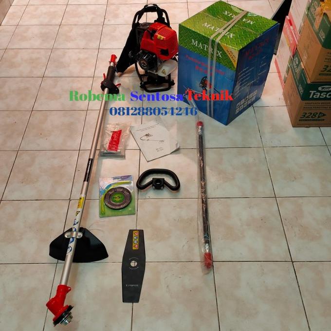 MESIN POTONG RUMPUT 4 TAK MATRIX 2 IN 1 DAN PISAU SENAR RUMPUT barang laris