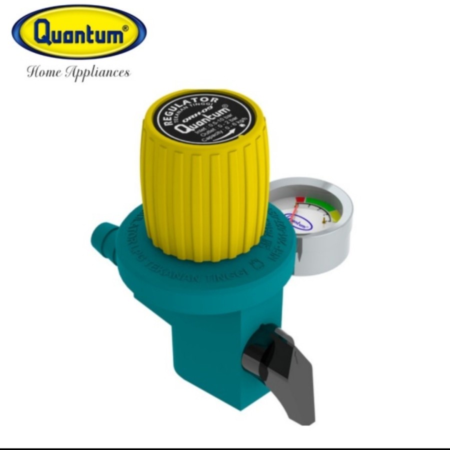 Regulator Gas Tekanan Tinggi Quantum QRH-09 High Pressure Meteran SNI