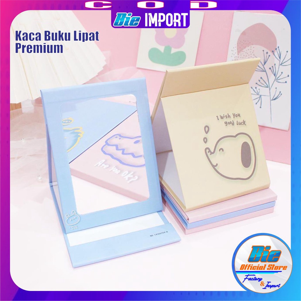 Kaca Cermin Buku Size Besar Premium Karakter Impor Best Seller