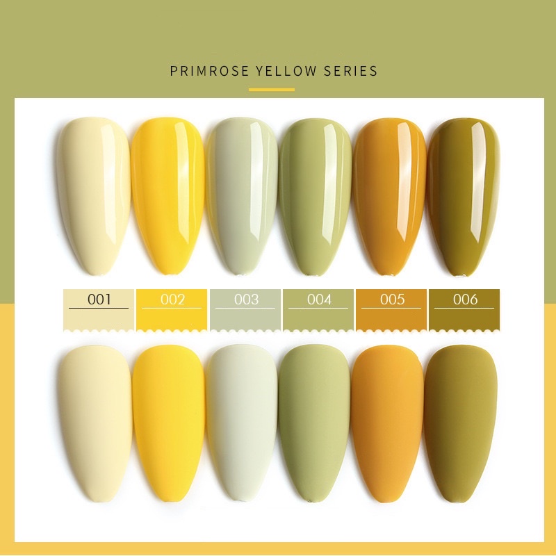 AS YA Primrose Yellow NAILS POLISH GEL KUTEK GEL 15ml Soak Off UV Gel