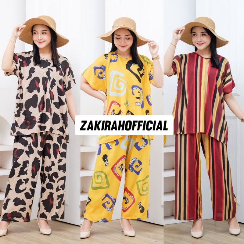 ONE SET Wanita Aisyah Rayon Best Seller LD 120 Baju Tidur Piyama santai Casual Premium