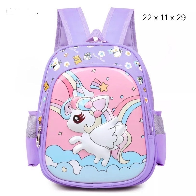 Tas Ransel anak Unicorn backpack unicorn tas sekolah anak perempuan tas sekolah anak TK SD Paud tas unicorn kuda pony